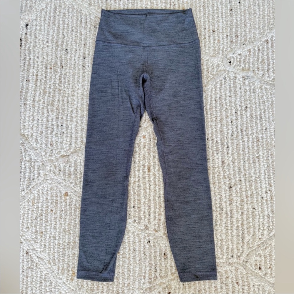 Lululemon‎ Align Pant II 25 Heathered Herringbone in grey size 6